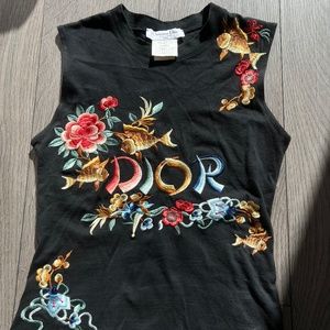 Vintage Dior sleeveless top